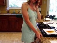 Wifey Popping Out A Titty In The Kitchen