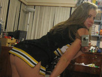 Hot Cheerleading Cowgirl