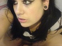 Cellphone Self Pics From This Emo Babe