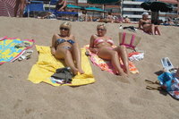 Cute Blondes On Holiday