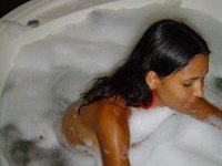 Hairy Latina Girl In Tub