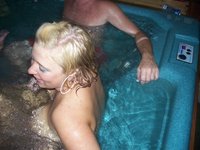 Female orgy in sauna