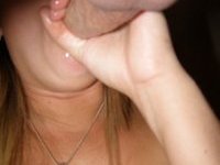 Gagging on a cock