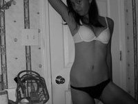 Sexy Black And White Selfpics Collection