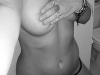 Sexy Black And White Selfpics Collection