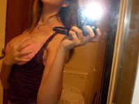Sexy amateur teen girl topless shots
