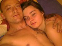Real amateur couple stolen private pics