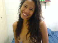 Ebony amateur teen posing naked