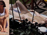 Moana Miller Before-after, dressed-undressed