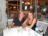 Couple on holiday at Cyprus