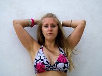 Sexlife of a busty amateur blonde babe