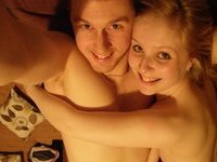 Amateur couple at bedroom