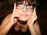 Amateur wife in glasses sexlife