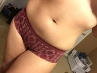 Chubby amateur Blonde with saggy tits