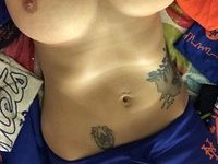 Nice big tits girl selfie