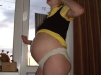 Russian pregnant amateur blonde wife
