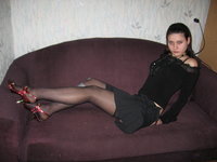 Russian teen GF striptease