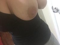 blond teen GF with saggy tits