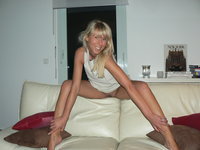 French amateur blonde wife sexlife
