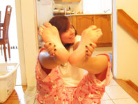 Teenage girl with great feet