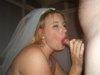 First night of sexy blond bride marriage
