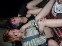 three amateur teen goth lesbians