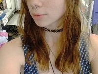 Sexy skinny pigtailed goth teen sexlife