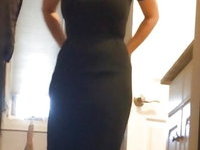 Husband films wife dressing and fucking