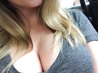 Big tit amateur blonde nurse masturbates