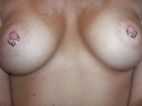 Pierced nipple teen GF Andrea
