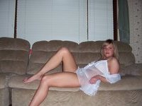 Submissive blond amateur wife