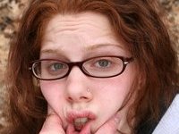 Submissive redhead amateur slut