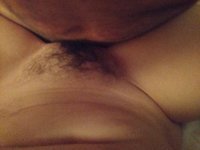 Hairy young wife gets creampie