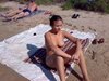 Amateur GF sunbathing topless