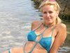 Sexy amateur blonde MILF at summer vacation