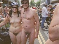 Naked bike ride