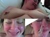 Young busty milf ex wife with big nipples takes a face full of cum