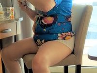 my chubby fat wife undressing and naked on cruise 2022