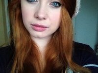Cute 18 year old redhead teen girl