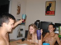 Naked homemade party
