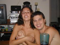 Naked homemade party