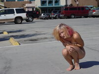 Slut Brandy Slavsky naked in public