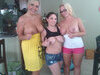 Blond amateur MILF alone and with friends