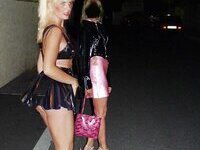 Street Hooker and Mature Blonde Whore Coco