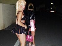 Street Hooker and Mature Blonde Whore Coco
