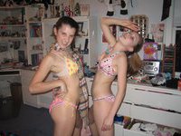 Cute girls in bikinis