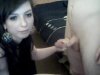 A pony tailed babe jerks off her lover