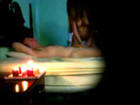 Play 'Romantic cock massage in the candles lights'