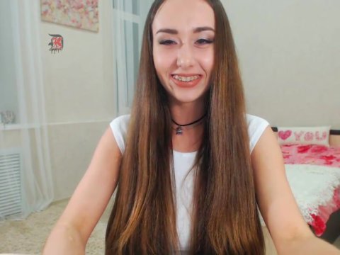 Play 'Beautiful brunette with long hair masturbates with a vibrator'