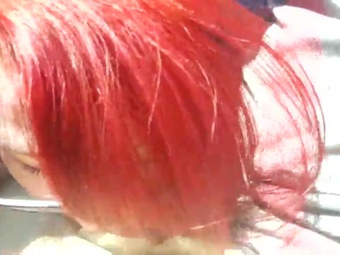 Play 'Red haired babe in glasses does a blowjob'